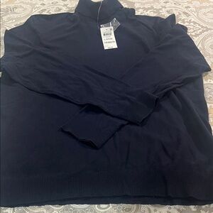 NWT Men's Alfani size L Navy Turtleneck sweater